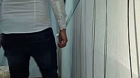 Italians talk, ass in focus with cock