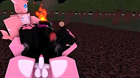 Ever tried getting wild with furry Whorblox Ralsei?