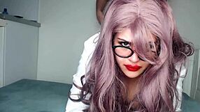 my sexy step sister asked me to fuck her before zoom lesson 😏