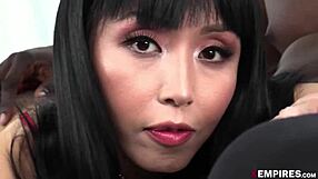 marica hase takes it deep on her back in wild action