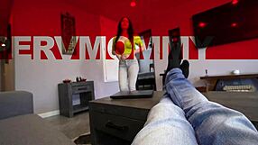 Stepmom Krissy Lynn Sensual Fuck With Stepson In Reality