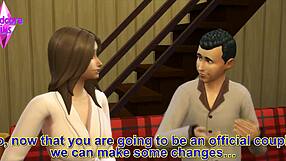 Sims 4 Cuckolding Story Episode 3 With Boyfriend And Wife