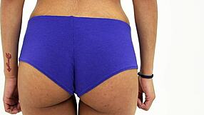 Khalifa's booty featured in retro vintage teen 18+ ebony antique video