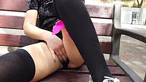 Crazy Outdoor Squirt! 😍 Public Masturbation Fun