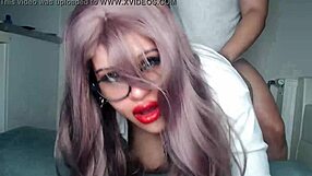 my sexy step sister asked me to fuck her before zoom lesson 😏