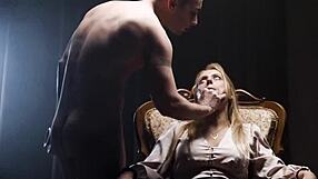 Blonde milf faces intense double penetration in thrilling encounter