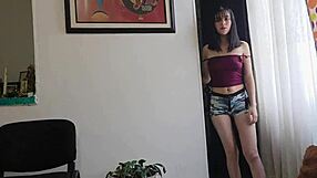 Suggestive She Fucks Sexy Bland Classmate in Unfaithful Doggy Action