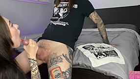 Gerageyn - Stepsister Catches Stepbro Jerking Off With Her Panties And Helps