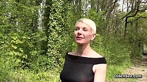 Milf Picked Up in Woods and Fucked Hard by Young Amateur