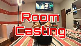 room casting 8 perla lets her ass be licked with legs wide open