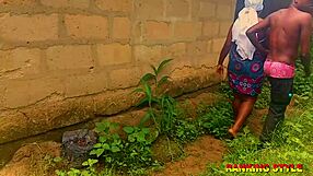 bbw rides big cock in cowgirl position outside with pussy and ass focus