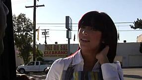 Fucking slutty brunette with big cock