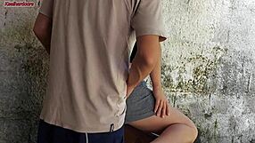 The employer, frustrated, grabbed the maid's curvy backside