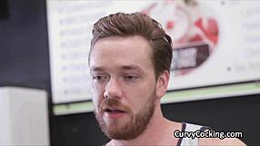 Pawg hottie gets pounded hard at the gym after her intense workout, showcasing big tits and ass