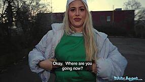 Blonde Waitress Doggystyle