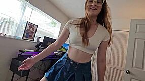 Sharing Room with Russian Stepsis Ava Marina for Dirty Blowjob and Ride