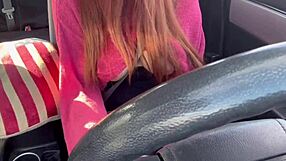 Italian Big Tits Milf Artemisia Love Drives Around Flashing Her Boobs Outdoors!