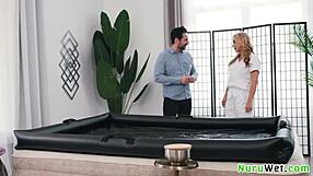 tommy pistol and summer vixen, busty blonde teen 18+ masseuse, get naughty