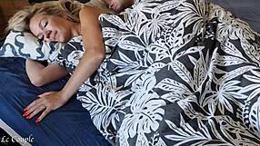 I shocked my wife with a stiff cock at dawn, making her moan!