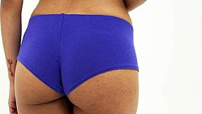 Khalifa's booty featured in retro vintage teen 18+ ebony antique video