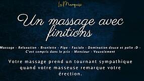 massage with french blowjob finish