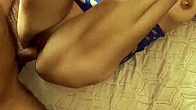 Sex training wife with husband and friends in a homemade pov session