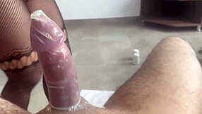 Gorgeous petite Latina facefucked and fucks puke covered dick