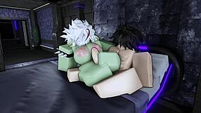 Fat ass goblin slut gets bred hard on roblox