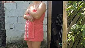 Married Woman Pays Caretaker with Passionate Sex