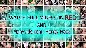 In this homemade video, a beautiful teen squirts during sex with an older couple