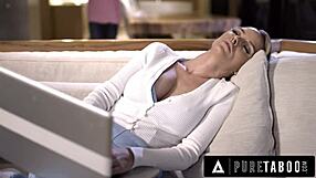 Desperate MILF Pristine Edge Drilled by Stepson in Taboo Affair! Shocking Exchange!