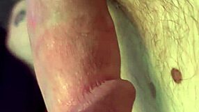 Close Up Handjob On Big Cock With Masturbation