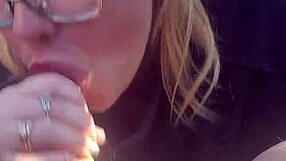 Break time deepthroat blowjob with big tits