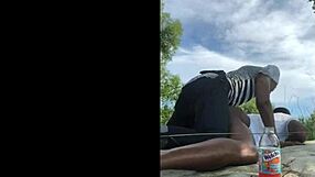 Ever seen strapon pleasure this wild? Watch her dominate him with intense thrusts!