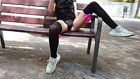 Crazy Outdoor Squirt! 😍 Public Masturbation Fun