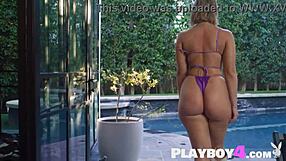 Bbw milf alexis texas posing outdoor and exposing her hot curvy body