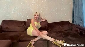 Blonde Milf Pounded Hard At Home