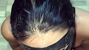 Sailor girl hotwife sucks every drop from husband