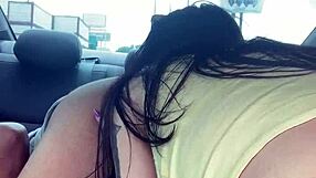 Dirty slut playing in her ass, fingering herself deeply while masturbating and getting rimjob