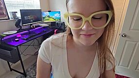 Sharing Room with Russian Stepsis Ava Marina for Dirty Blowjob and Ride