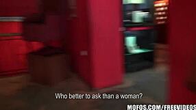 natural czech brunette gets fucked in public lingerie