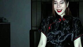 Hot Japanese April Maxima Pounded Hard by Two Big Black Cocks