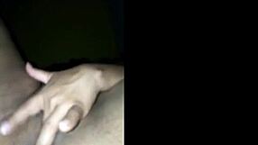 Homemade self-pleasure session with big natural features