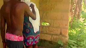 bbw rides big cock in cowgirl position outside with pussy and ass focus