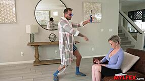 Mylfex - the lazy guy distracted the home inspector with his antics