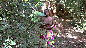 Busty African Girls Share Huge Dildo in Hot Amateur Lesbian Sex Scene