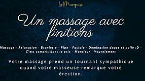 massage with french blowjob finish