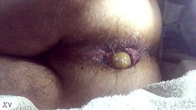 anal dildo deep inside