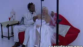 Laceystarr Granny Bride Exclaims Cum Fed After Bbc Pounding!