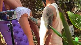 fucking the blonde's ass again with sex toy.